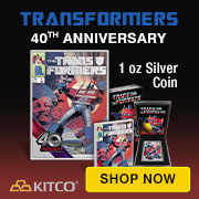 1 oz Silver Trandsformers 40th Anniversary Coin