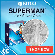 1 oz Silver and Gold Superman Coins