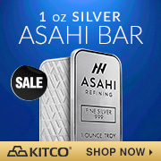 1 oz Silver Asahi Bar Sale