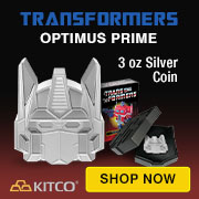 3 oz Silver Optimus Prime Coin