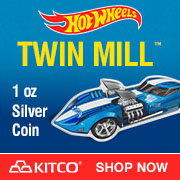 1 oz Silver Hot Wheels Twin Mill Coin