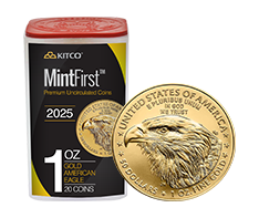 2025 1 oz Gold Eagle Coins (20 per tube) - MintFirst�