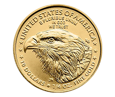 1/4 oz Gold Eagle Coin (new design)