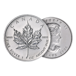 1 oz Canadian Silver Maple Leaf Coin