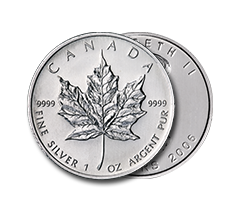 1 oz Canadian Silver Maple Leaf Coin