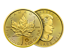 1 oz Gold Maple Leaf Coin .9999