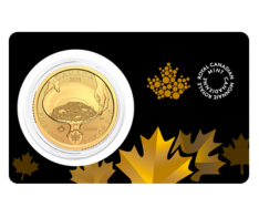 1 oz Gold Klondike Gold Rush: Panning for Gold Coin .99999
