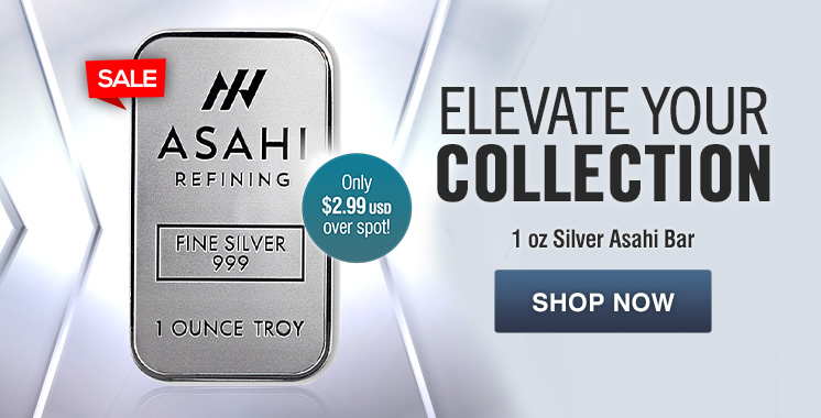 1 oz Silver Asahi Bar Sale