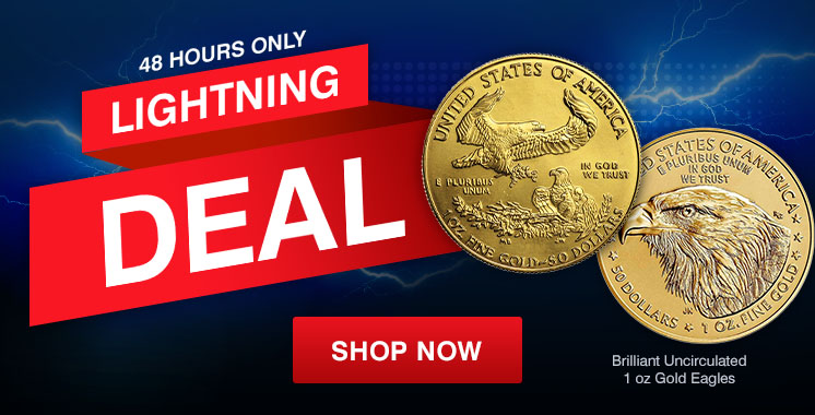 1 oz Gold Maple & Eagle Lightning Deal