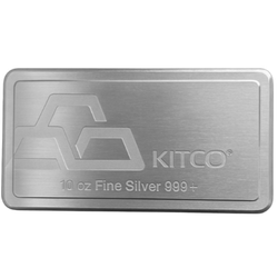 10 oz Silver Kitco Stacker Bar