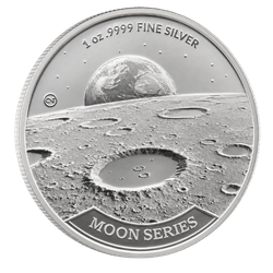 1 oz Silver Moon Round