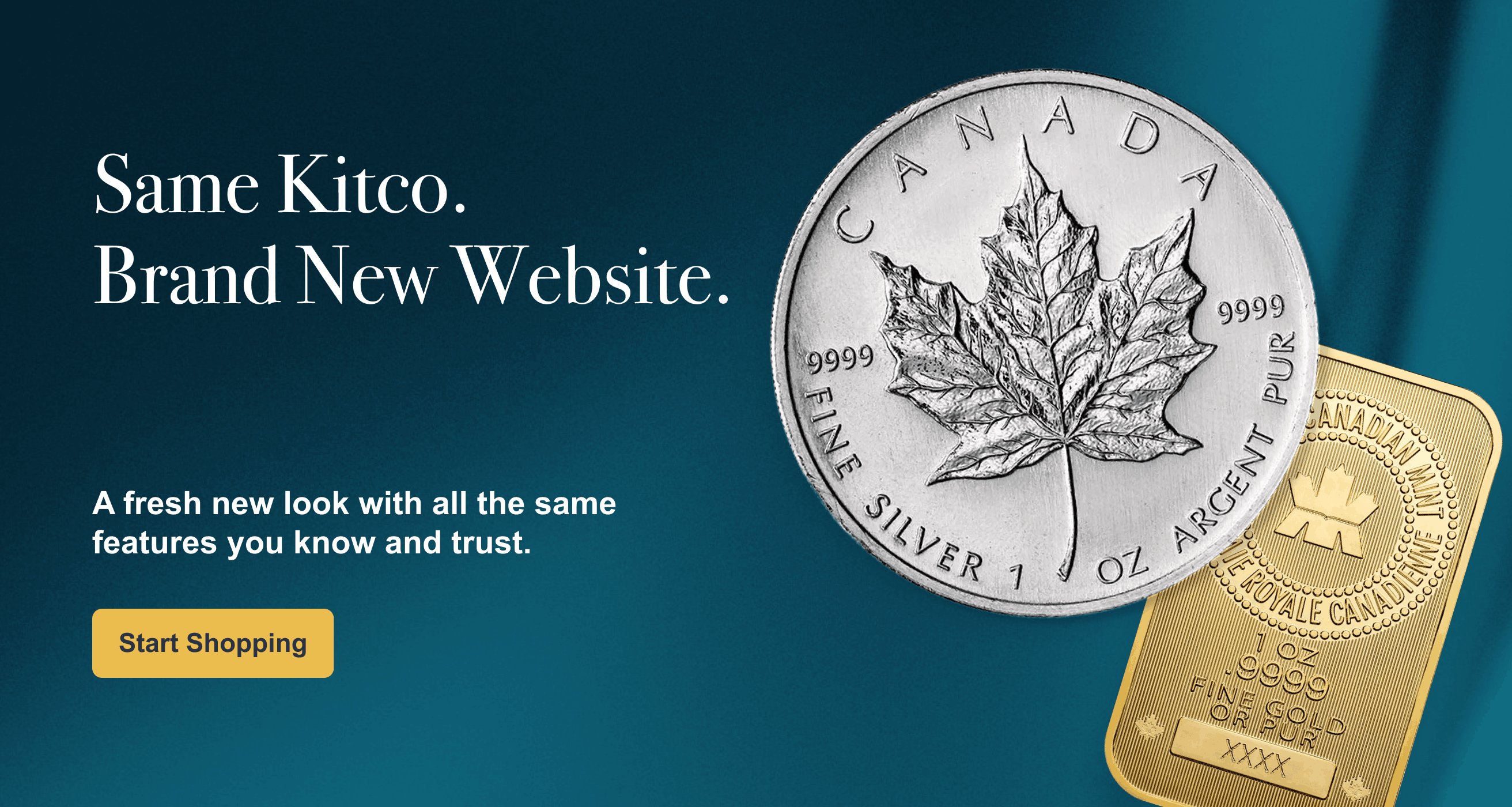 Welcome to the new Kitco