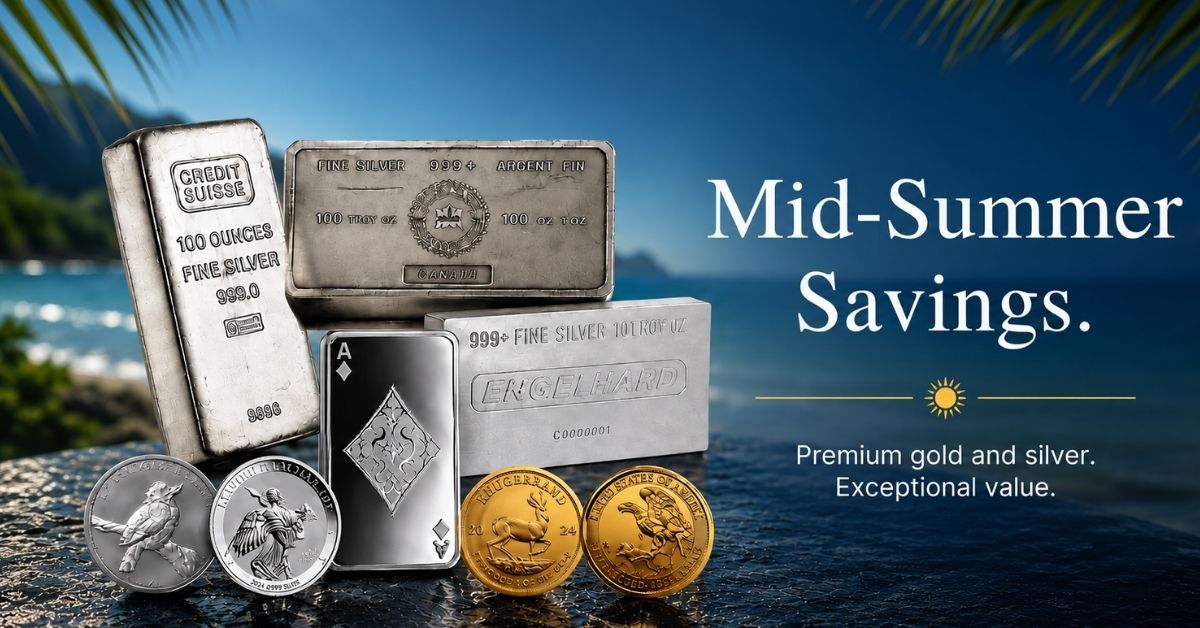 Mid-Summer Bullion Savings