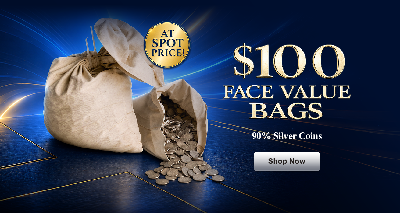 Silver $100 Face Value Bags Promotion