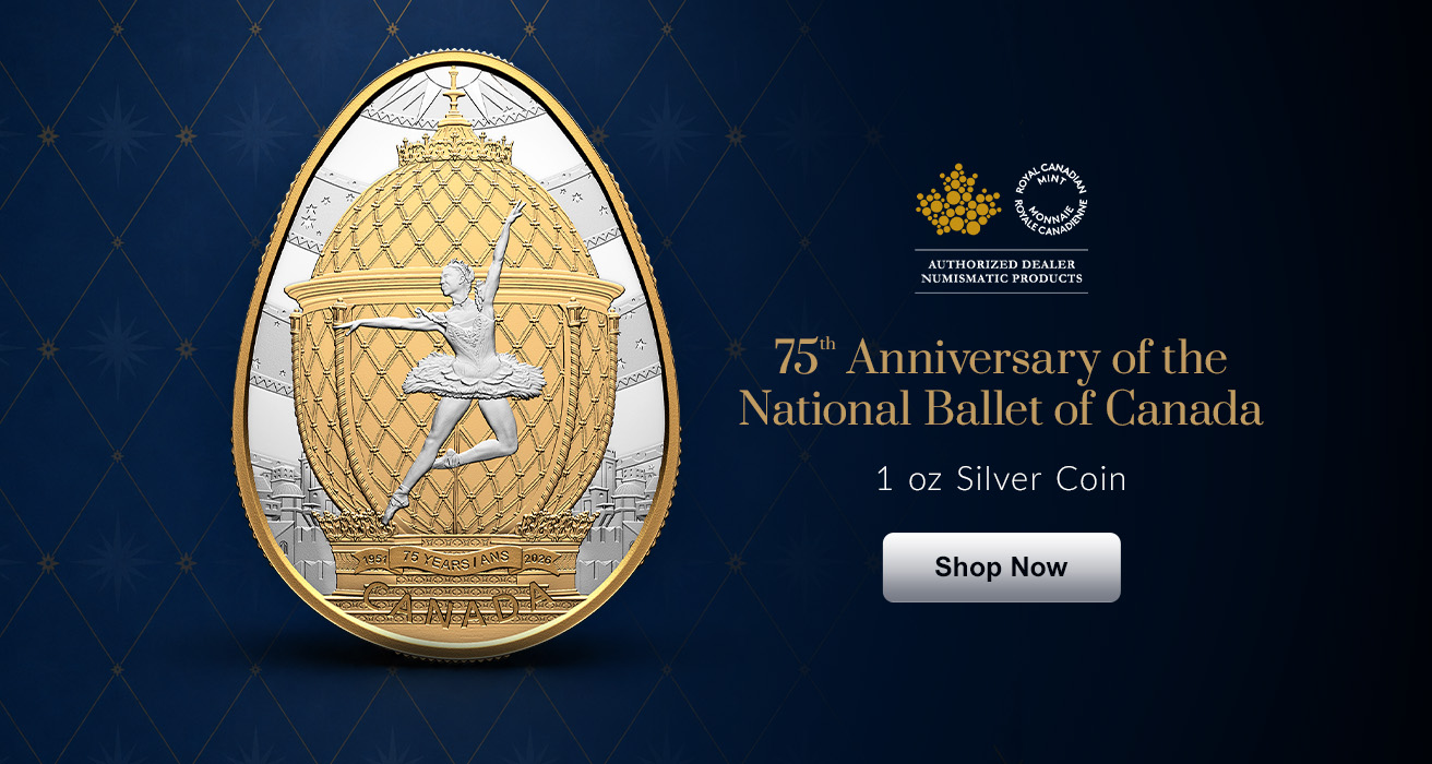 1 oz Silver 75th Anniversary of the National Ballet
