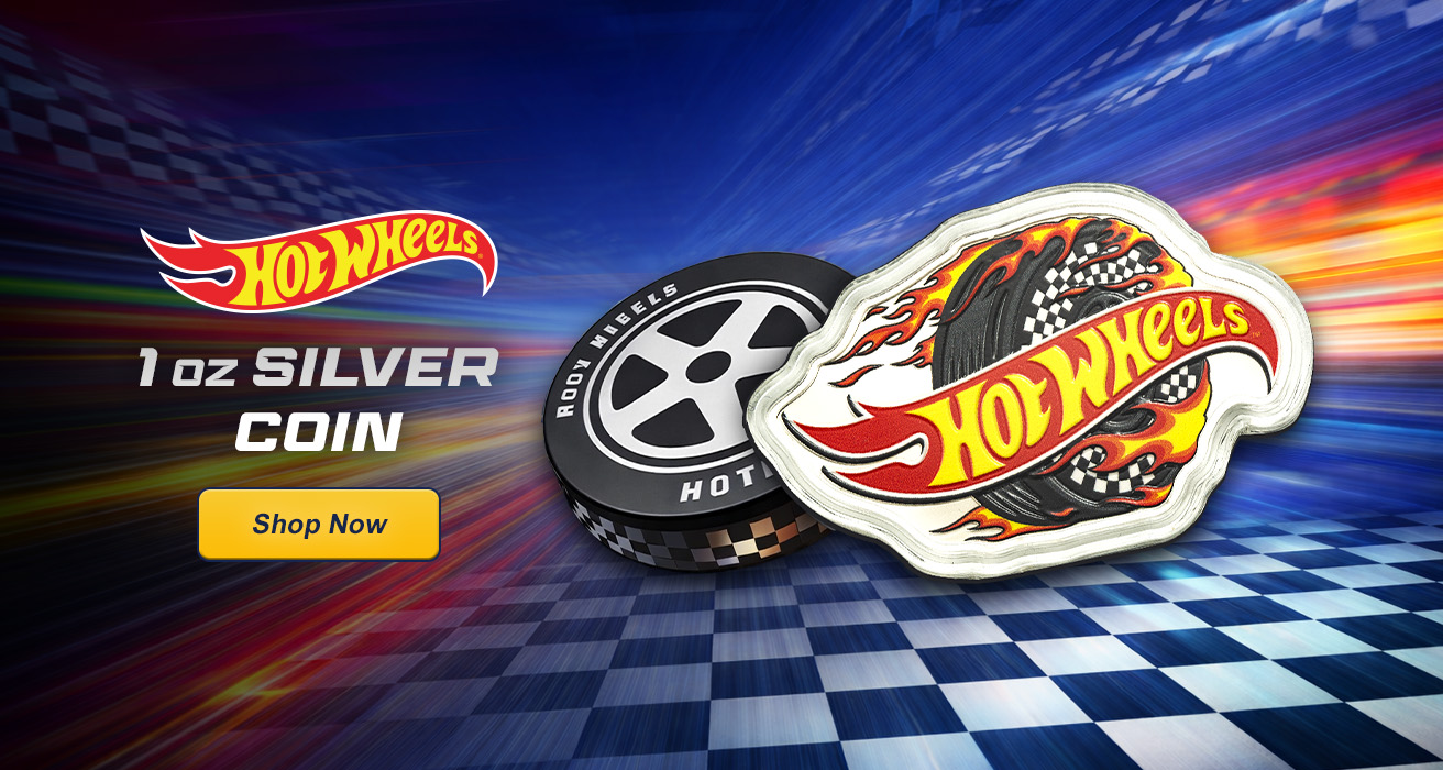 1 oz Silver Hot Wheels Coin