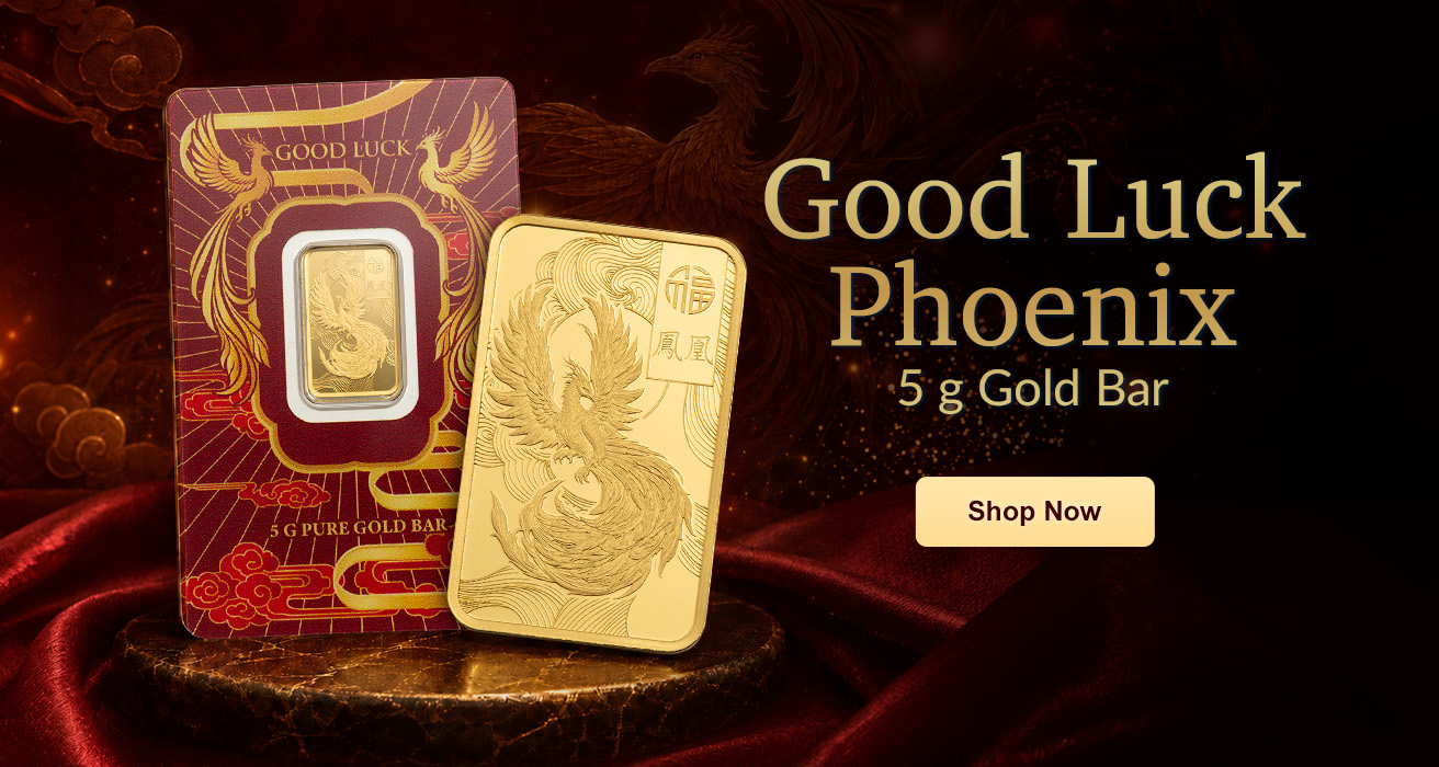 5 g Gold Good Luck Phoenix Bar