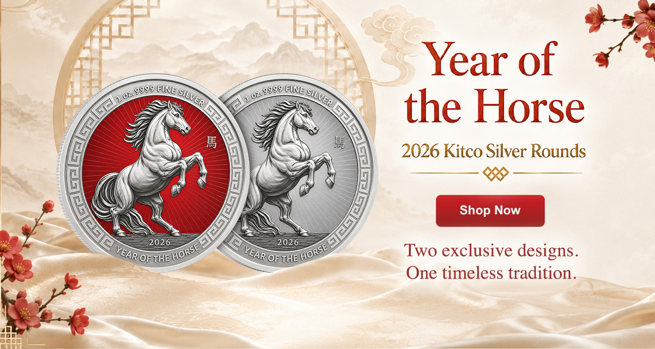 Kitco Silver Year of the Horse Rounds