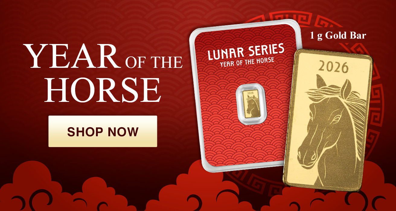 1 g Gold Year of the Horse Bar