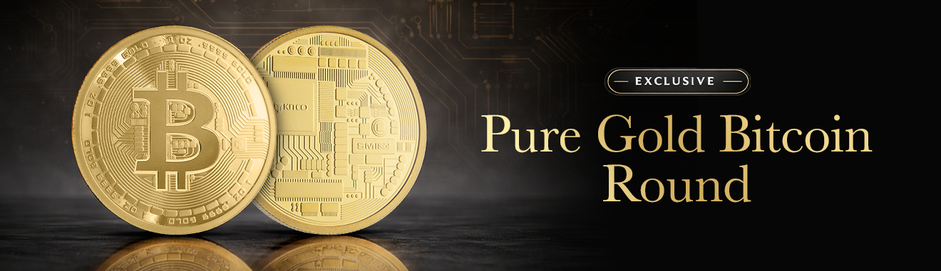 1 oz Gold Bitcoin Round