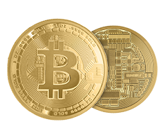 1 oz Gold Bitcoin Round