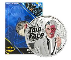 1 oz Silver DC Comics Two-Face Coin (2022)