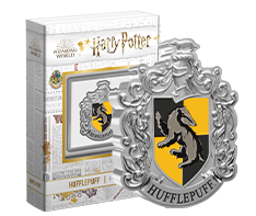 1oz Silver Hogwarts Hufflepuff Crest Coin
