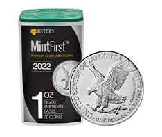 2022 MintFirst 1oz Silver Eagle Coins (tube of 20)