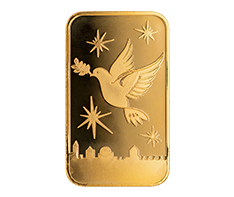 5 g Gold Dove of Peace Bar