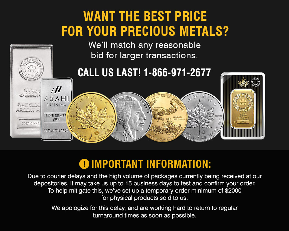 how do you sell gold bullion