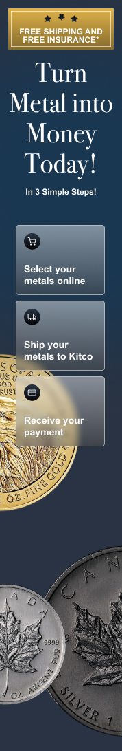 Sell to Kitco Free Shipping and Insurance