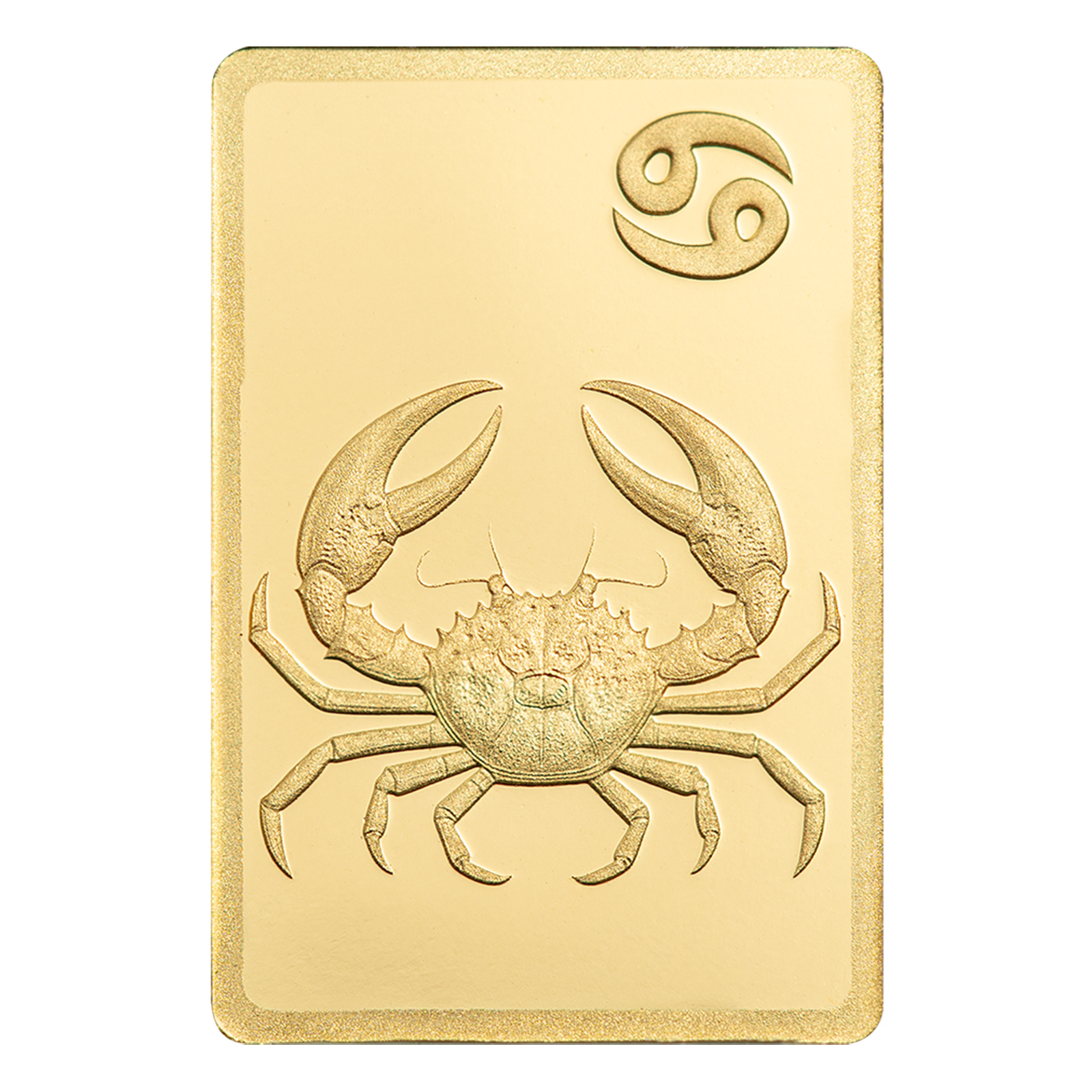Buy 0.5 g Gold Zodiac Cancer Bar, image 2