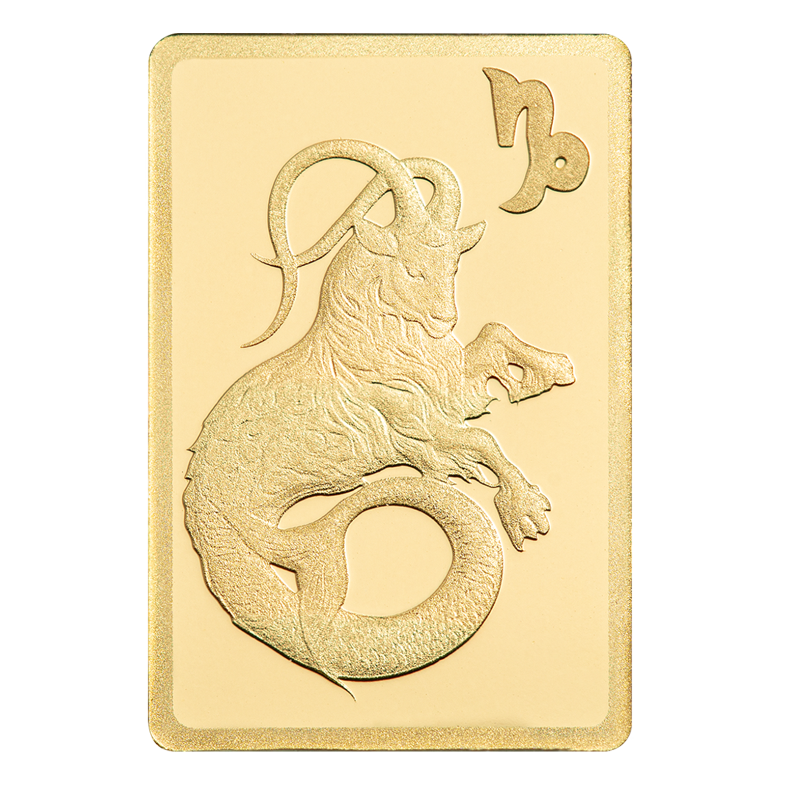 Buy 0.5 g Gold Zodiac Capricorn Bar, image 2