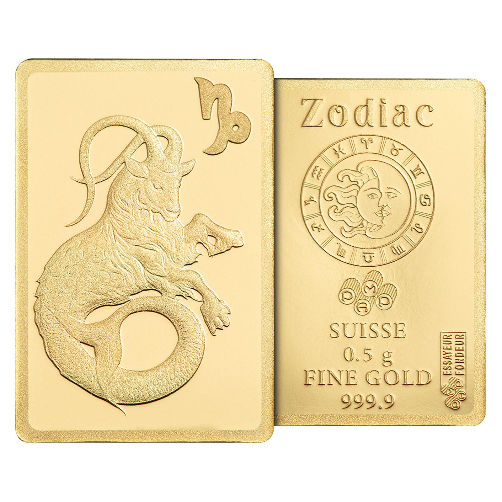 Buy 0.5 g Gold Zodiac Capricorn Bar, image 5