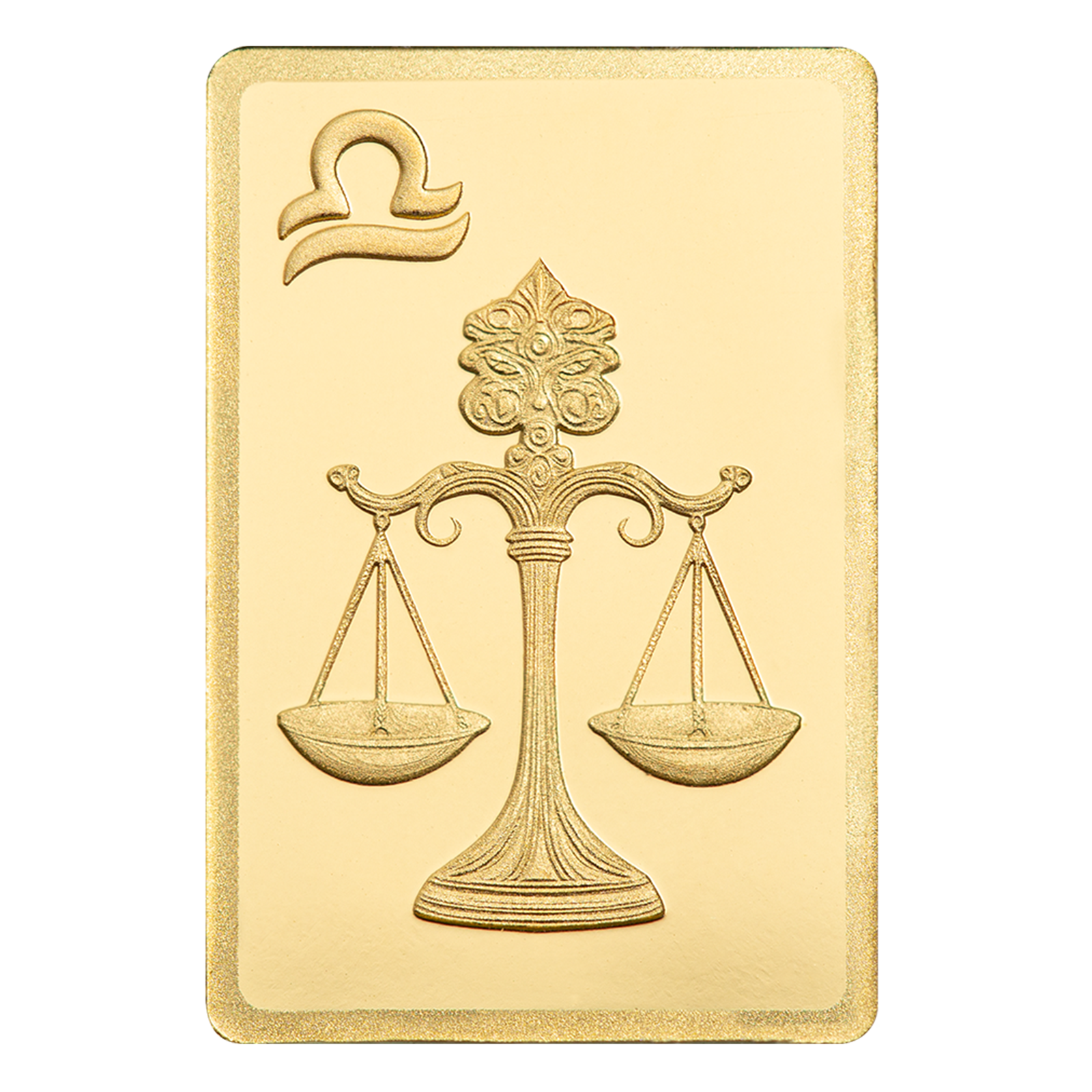 Buy 0.5 g Gold Zodiac Libra Bar, image 2
