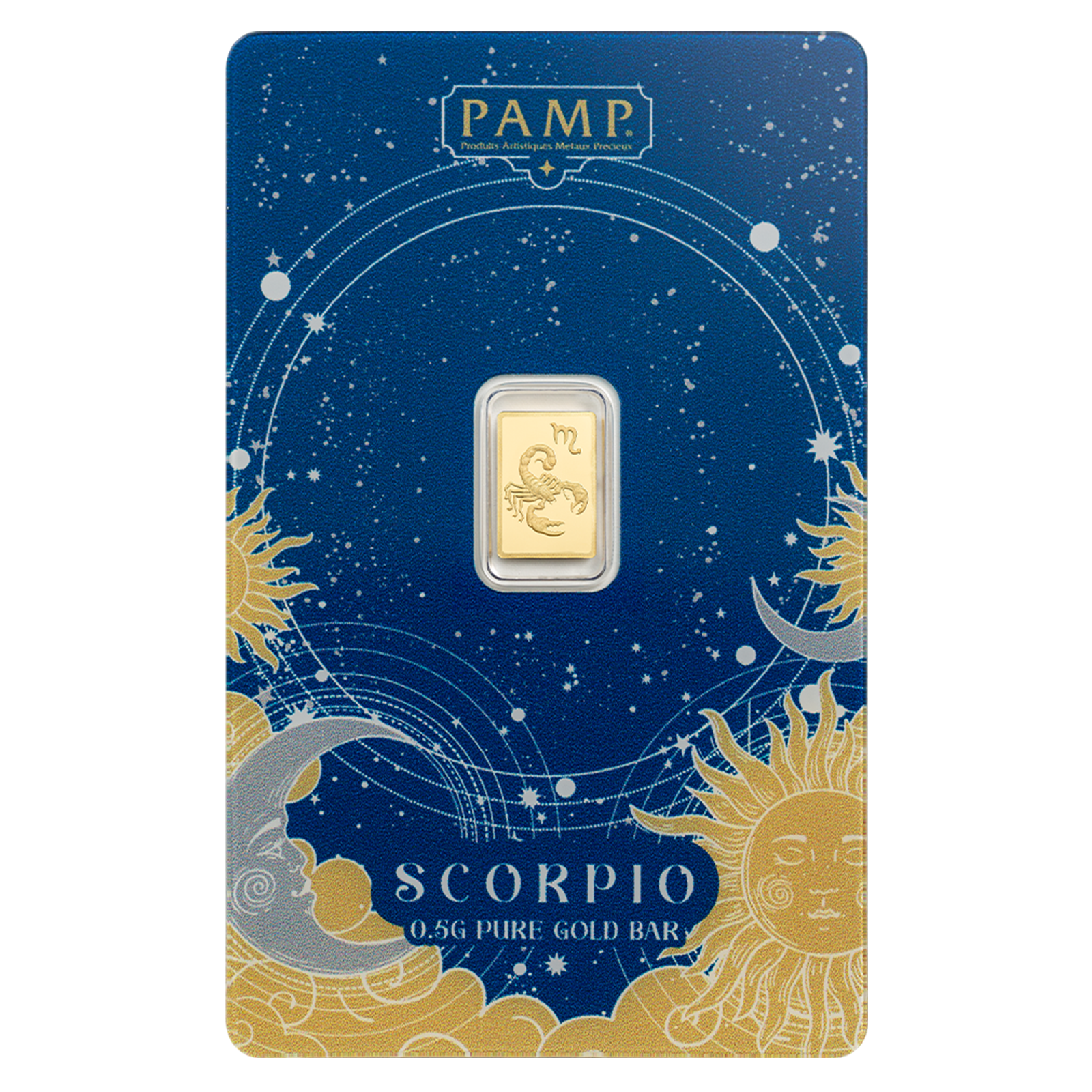 Buy 0.5 g Gold Zodiac Scorpio Bar, image 0