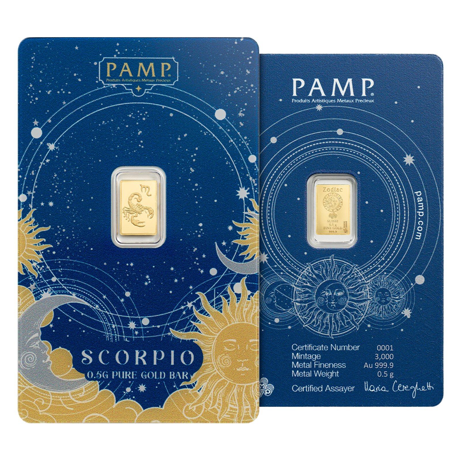 Buy 0.5 g Gold Zodiac Scorpio Bar, image 4
