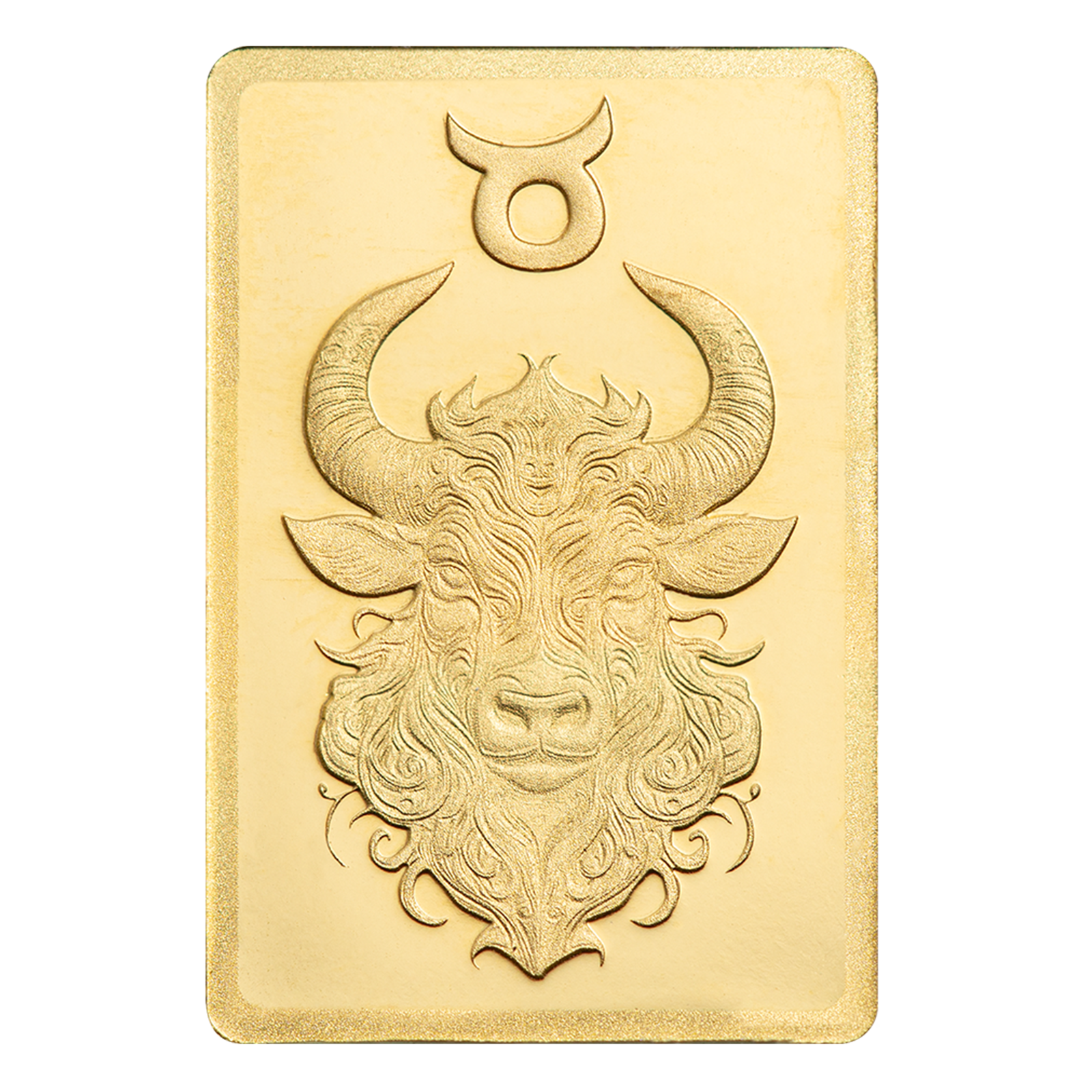 Buy 0.5 g Gold Zodiac Taurus Bar, image 2