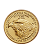1/10 oz Gold Eagle Coins (new design - mid 2021 and later)