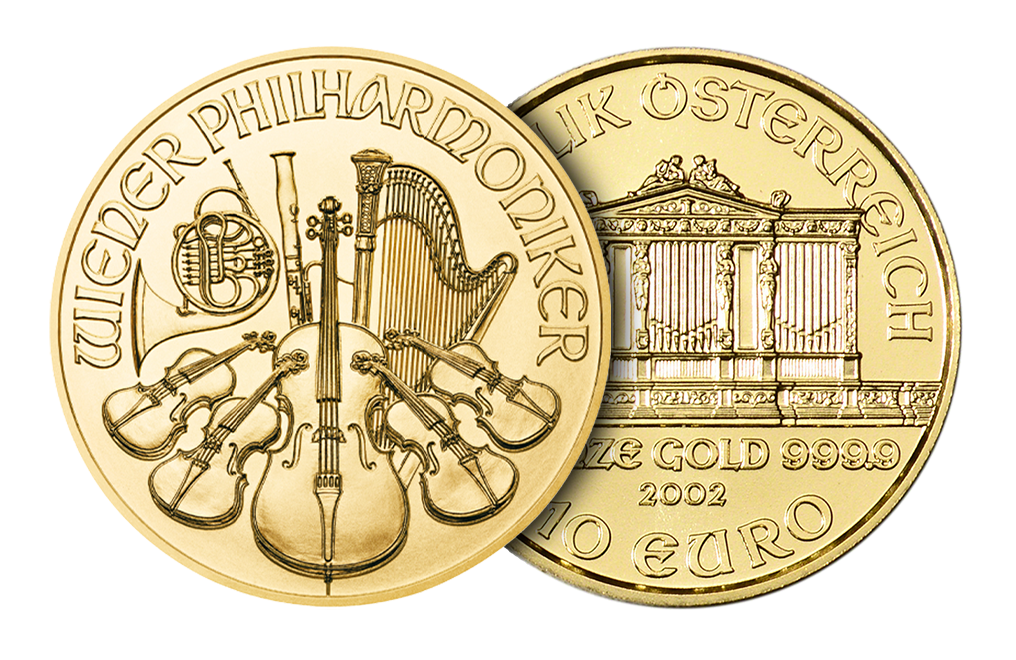 Buy 1/10 oz Gold Philharmonic Coins, image 2