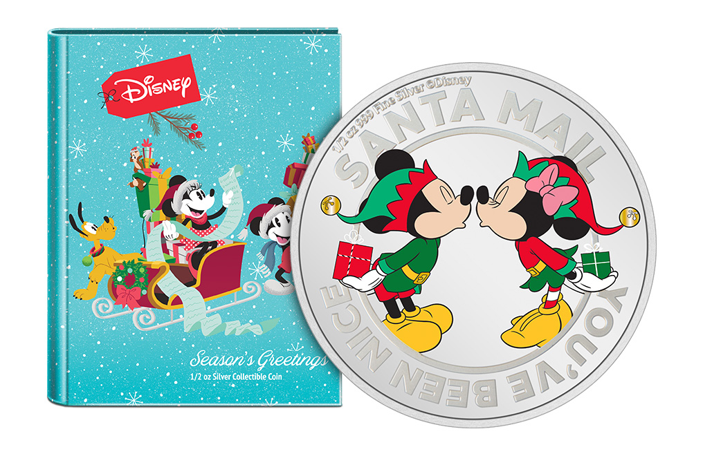 Buy 1/2 oz Disney Season's Greetings Coin (2022), image 2