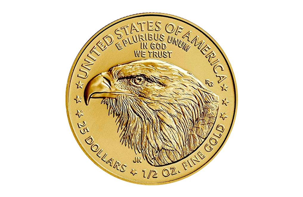 Sell 1/2 oz Gold American Eagle Coin .9167 (mid 2021 and newer), image 0