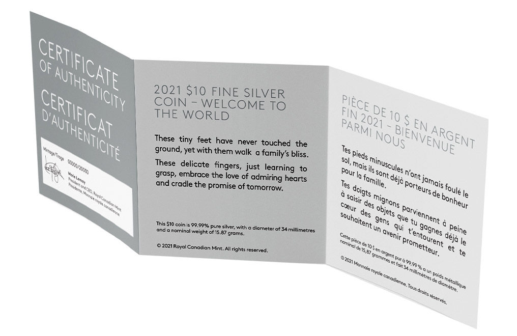 Buy 1/2 oz Silver Coin Welcome to the World (2021), image 5