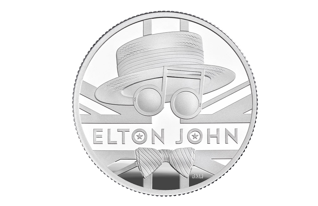 Buy 1/2 oz Silver Music Legends Elton John Coin (2020), image 0