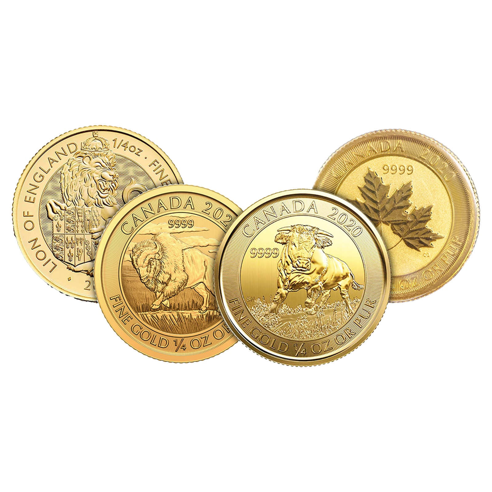 1/4 oz Gold Round or Coin .999+ (Any Mint, Random Year), image 0