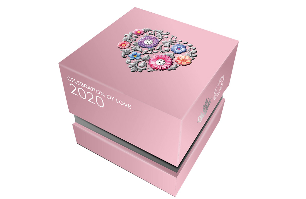 Buy 2020 1/4 oz Silver Coin .9999 - Celebration of Love, image 2