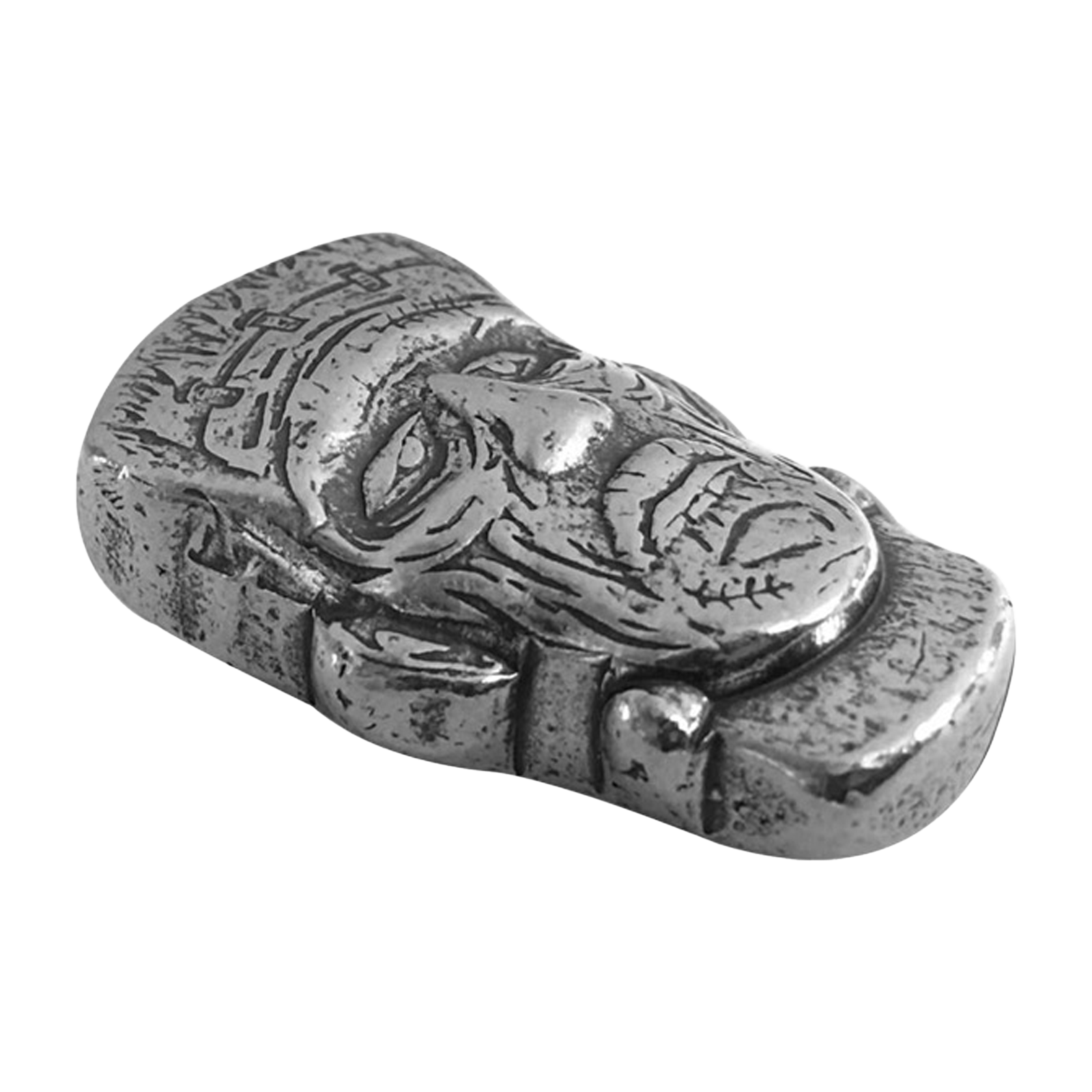 Buy 1.5 oz Silver 3D Frankenstein Head Bar, image 2