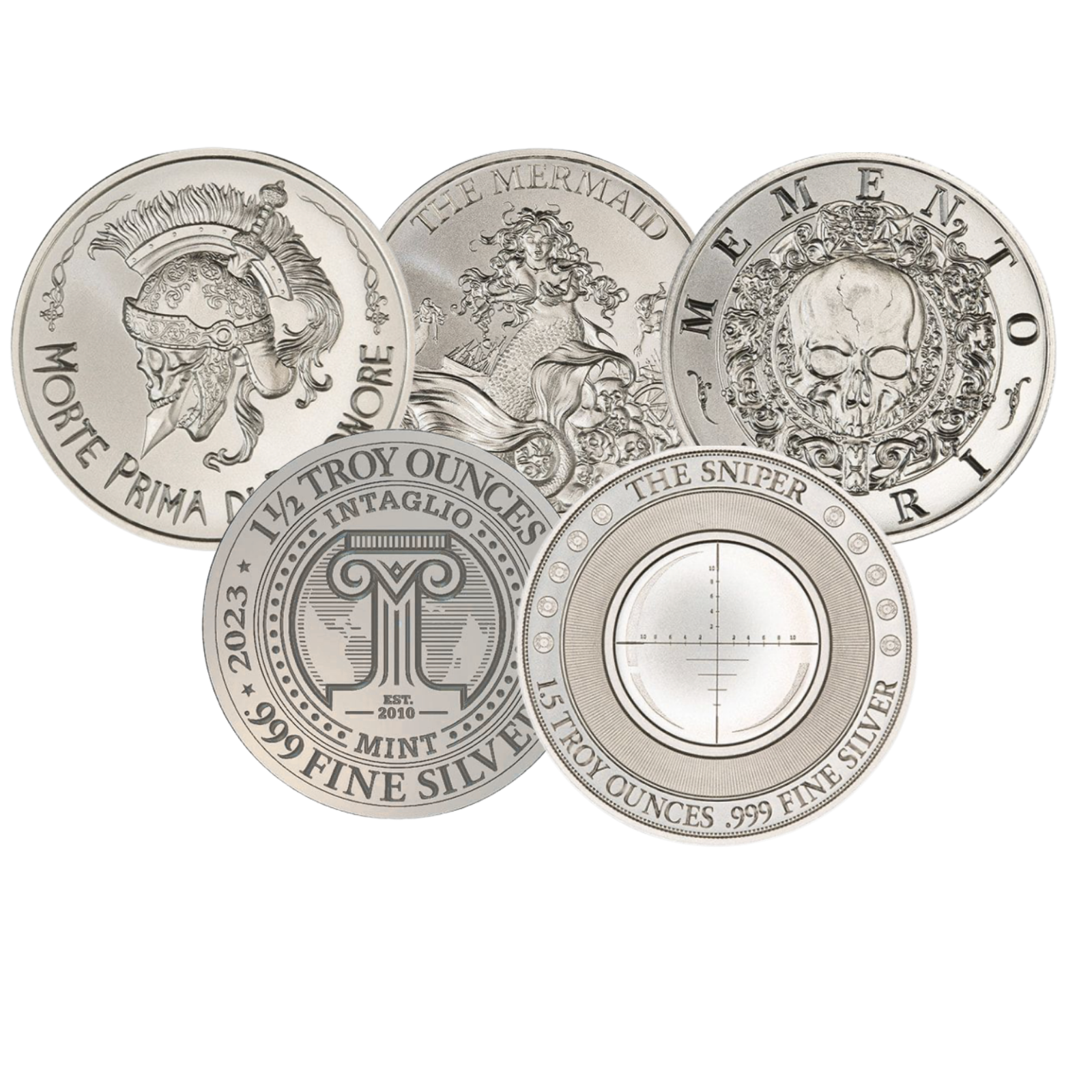 1.5 oz Silver Round or Coin .999+ (Any Mint, Random Year), image 0