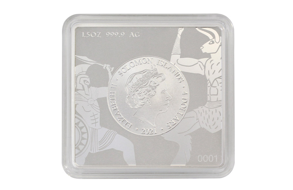 Buy 1.5 oz Silver Minotaur Labyrinth of Crete Coin .9999, image 1