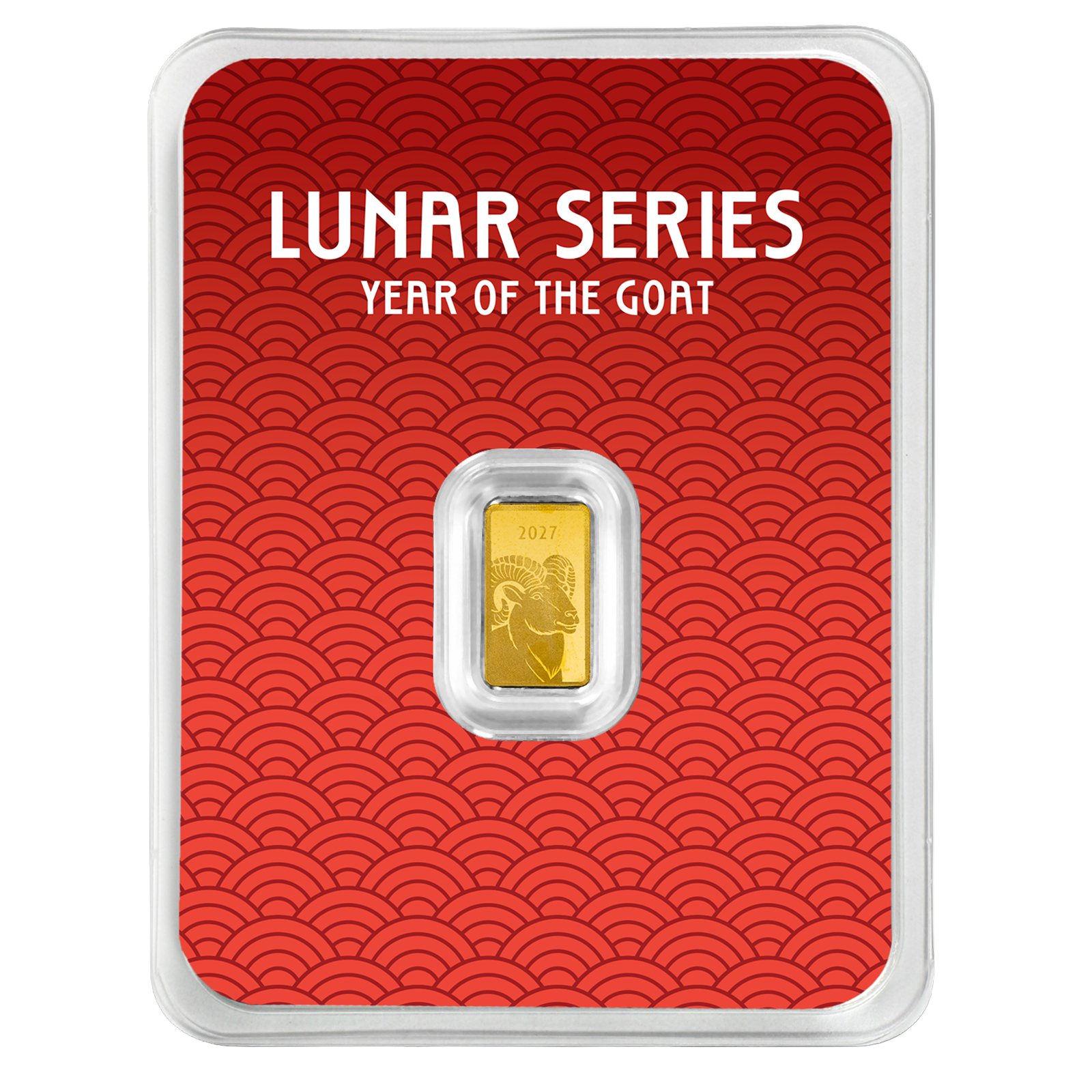 Buy 1 g Gold Lunar Year of the Goat Bar (2027), image 0